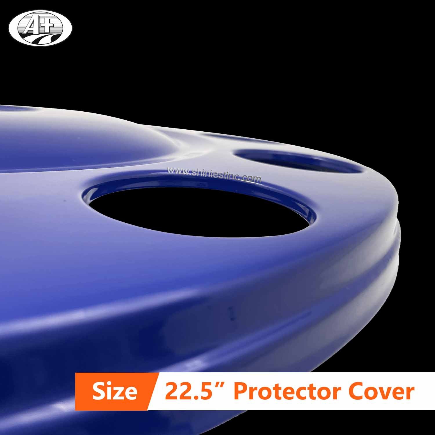 (15225F-A-PC-BL) 22.5＂T304 S/S Protector Cover with Powder Coated (Blue)