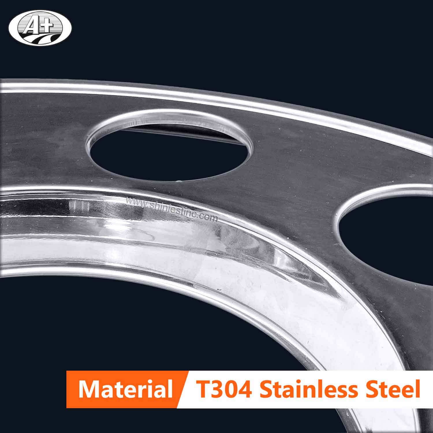 (16225F-285-A-JP) 22.5＂T304 Stainless Steel Protector Cover for Steel Wheel