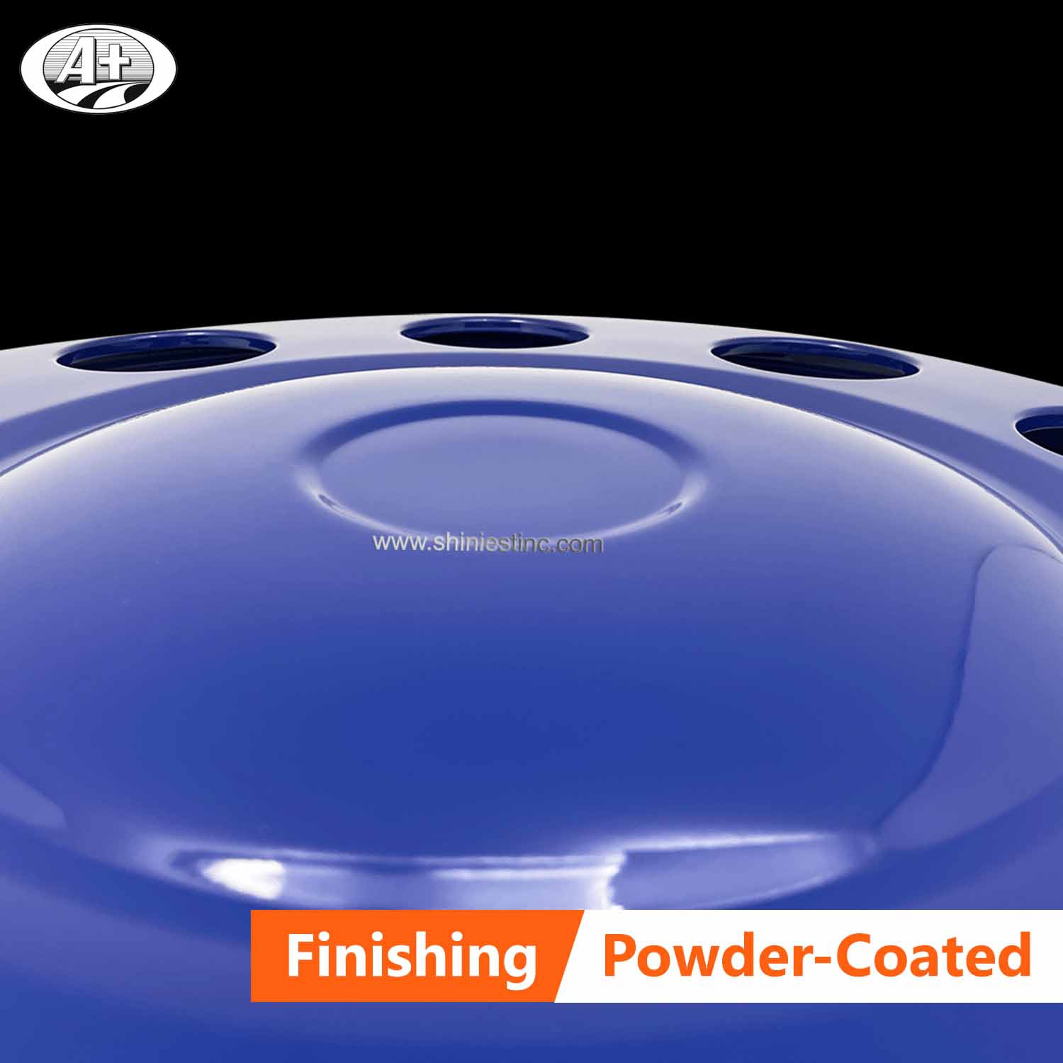 (15225F-A-PC-BL) 22.5＂T304 S/S Protector Cover with Power Coated (Blue)