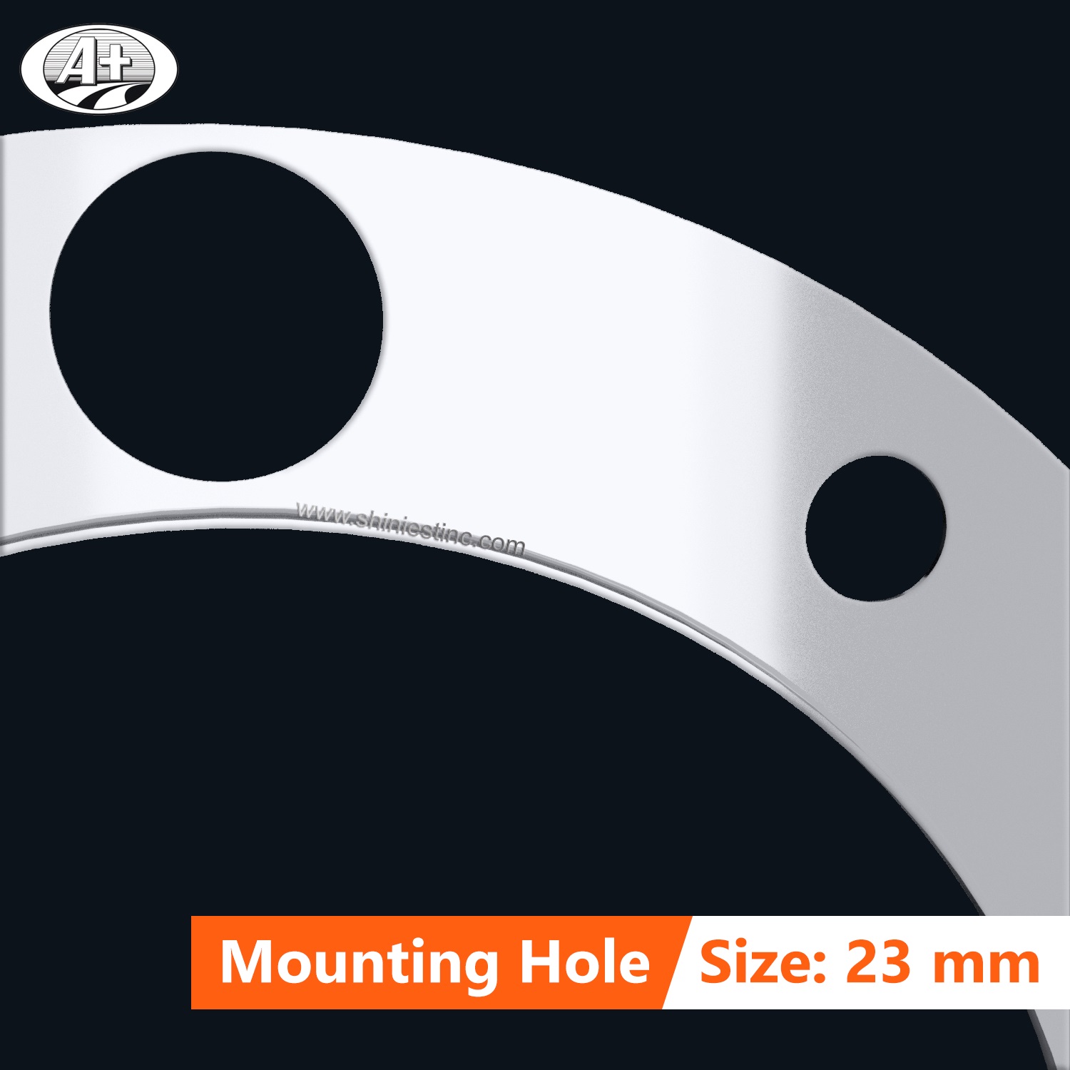 (250RP) S/S Axle Cover Fixing Ring for 22.5＂x 9.0＂Rear Wheel Axle