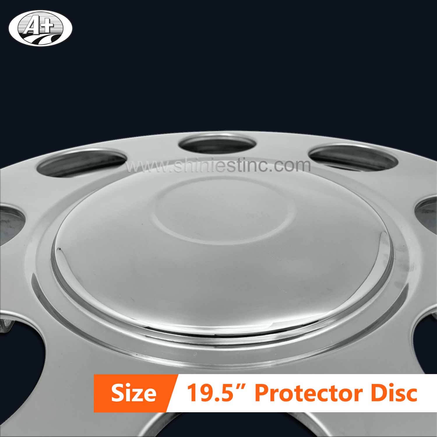 (15195F-U) 19.5＂T304 S/S Protector Cover with Closed Center for Steel/Alloy Wheel