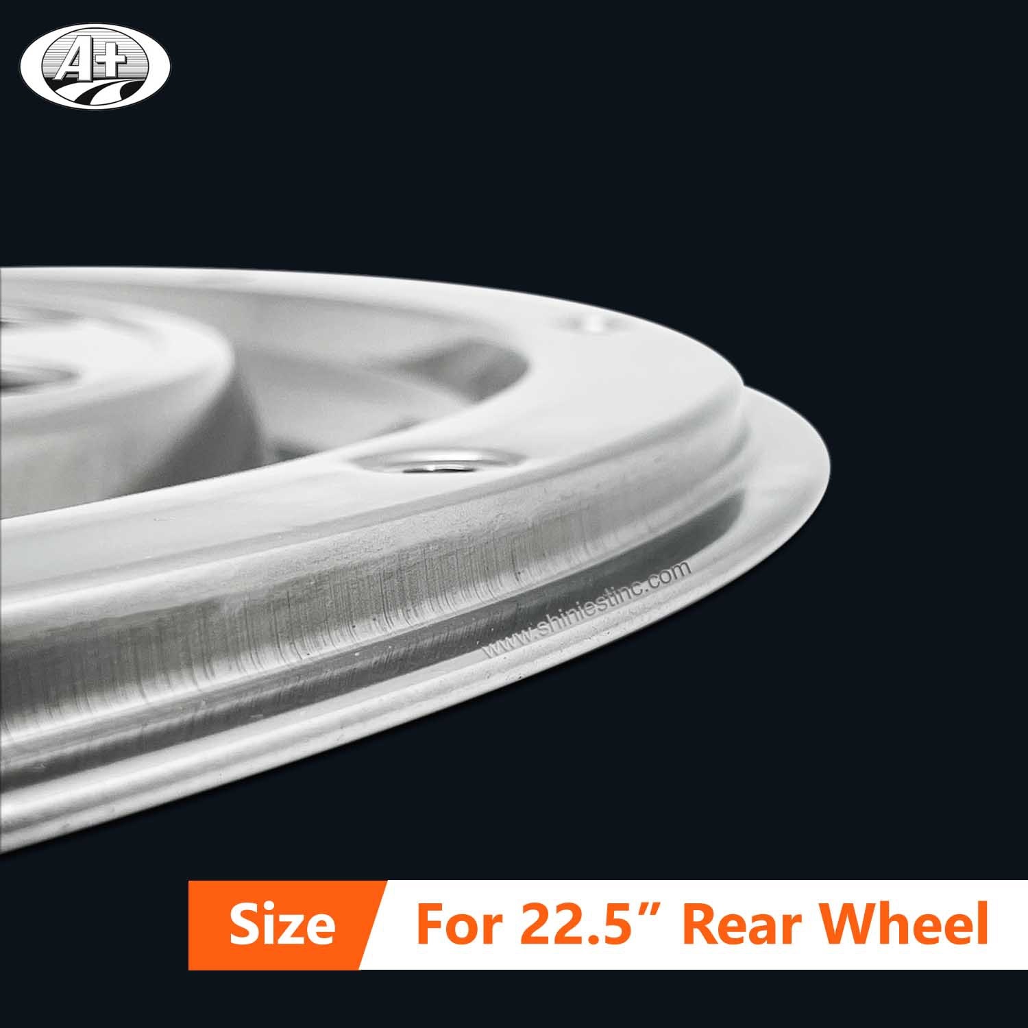 (10225R-A) 22.5＂Stainless Steel Rear Wheel Cover for Trucks/Buses