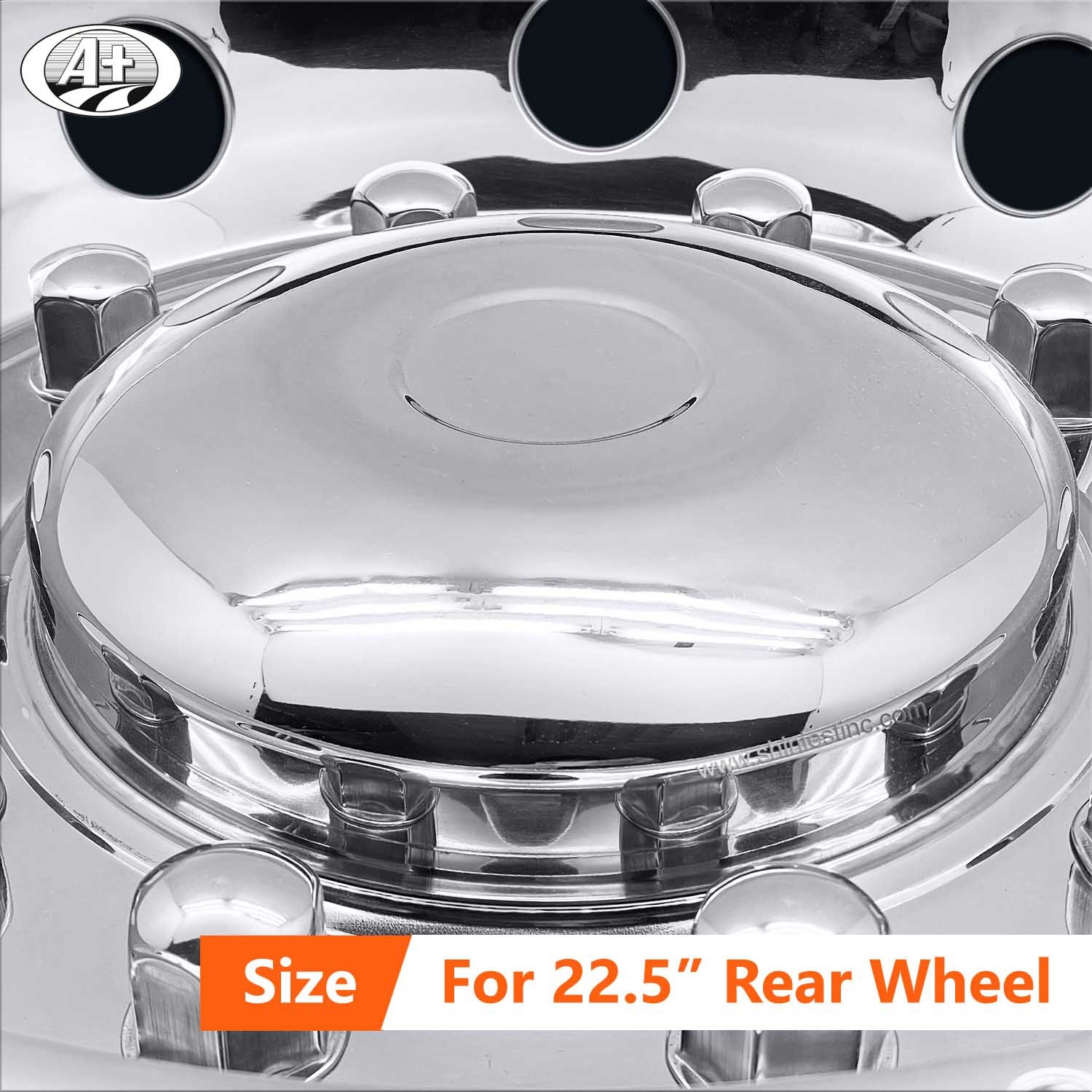 (20225R-A) 22.5＂Stainless Steel (Deluxe Style) Rear Wheel Cover for Trucks/Buses