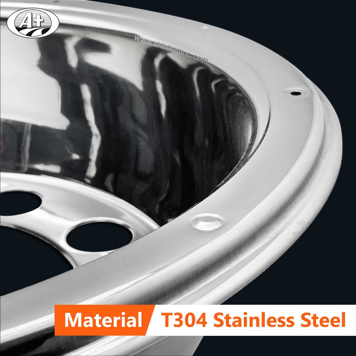 (31225R-A) 22.5＂Stainless Steel Deep Wheel Liner for Trucks/Buses