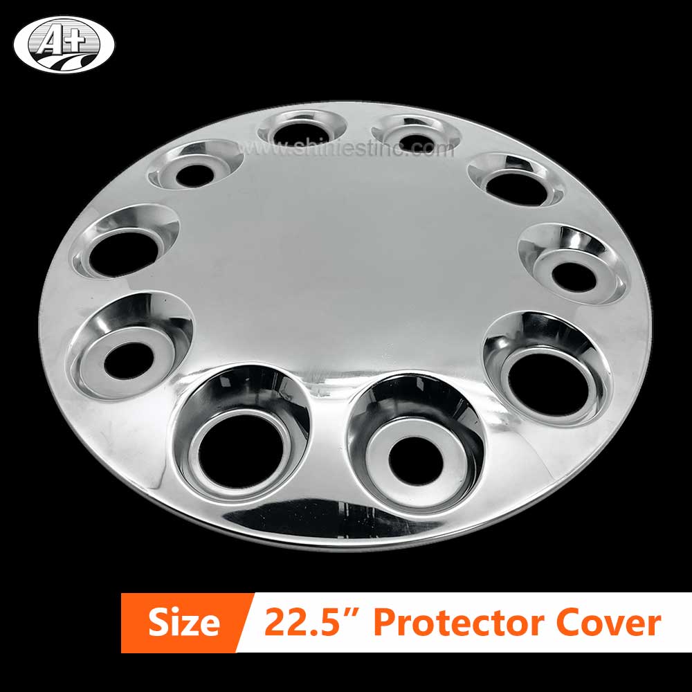 (E00225F) 22.5＂T304 S/S Hub Cover for Steel/Alloy Wheel