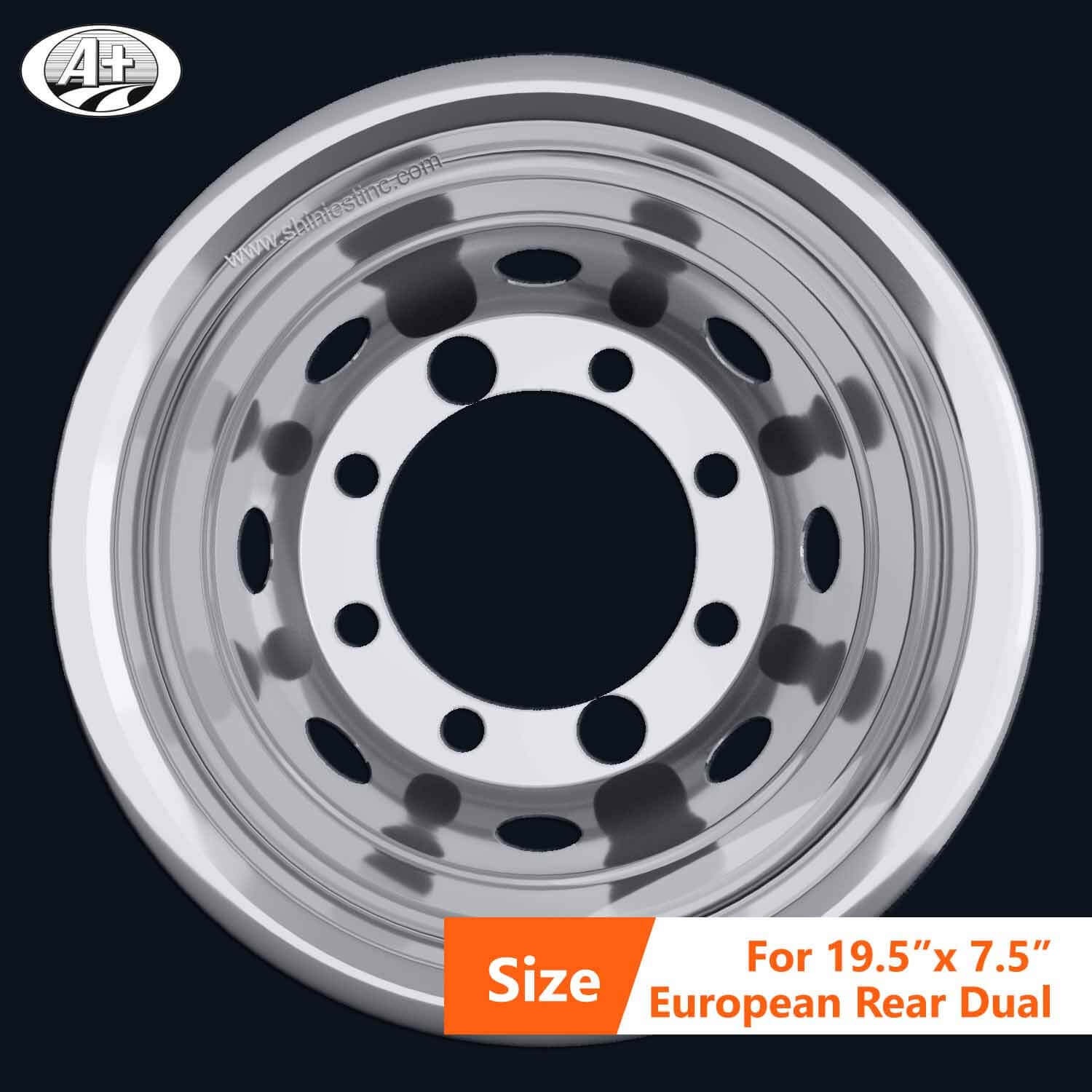 (70195RZ) 19.5＂x 7.5＂T304 S/S Deep Wheel Liner for Rear Dual Wheel (Depth: 263mm)