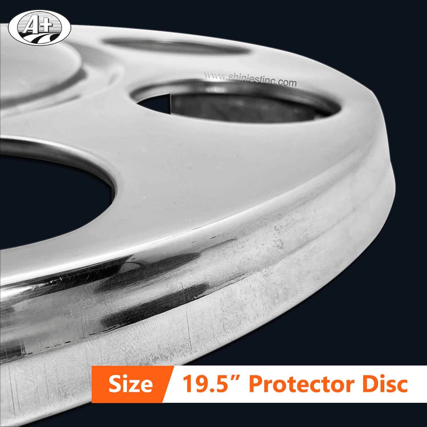 (15195F) 19.5＂T304 S/S Protector Cover with Closed Center for Trucks/Buses