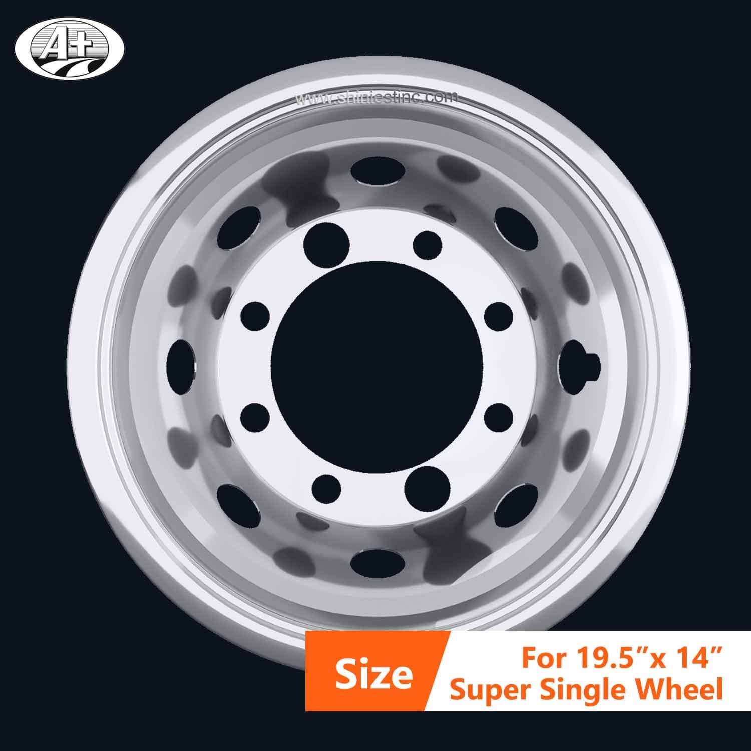 (73195S) 19.5＂x 14＂T304 Stainless Steel Super Single Wheel Liner for Trucks/Buses