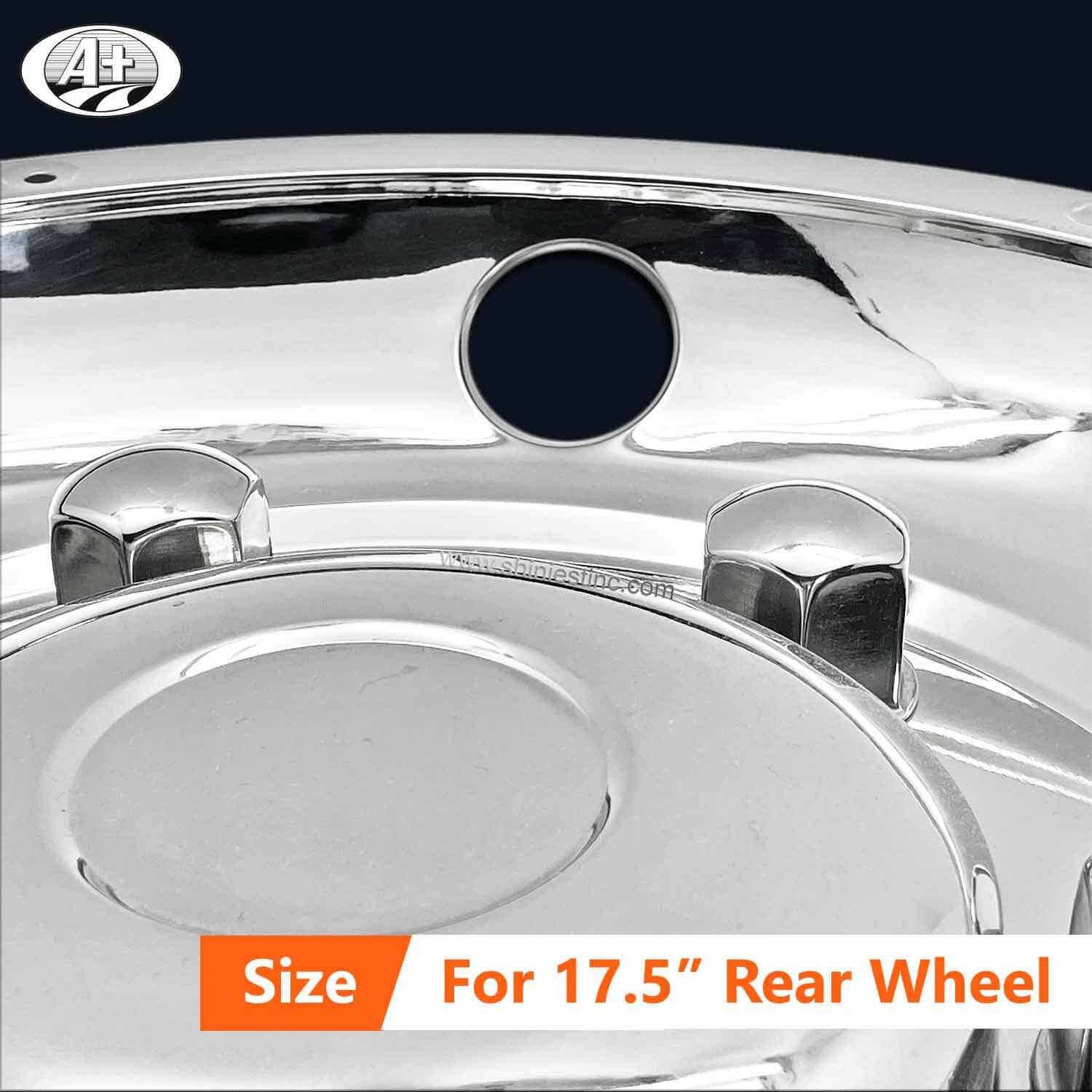 (20175R-A) 17.5＂T304 S/S Rear Wheel Trim (Deluxe Style) for Trucks/Buses