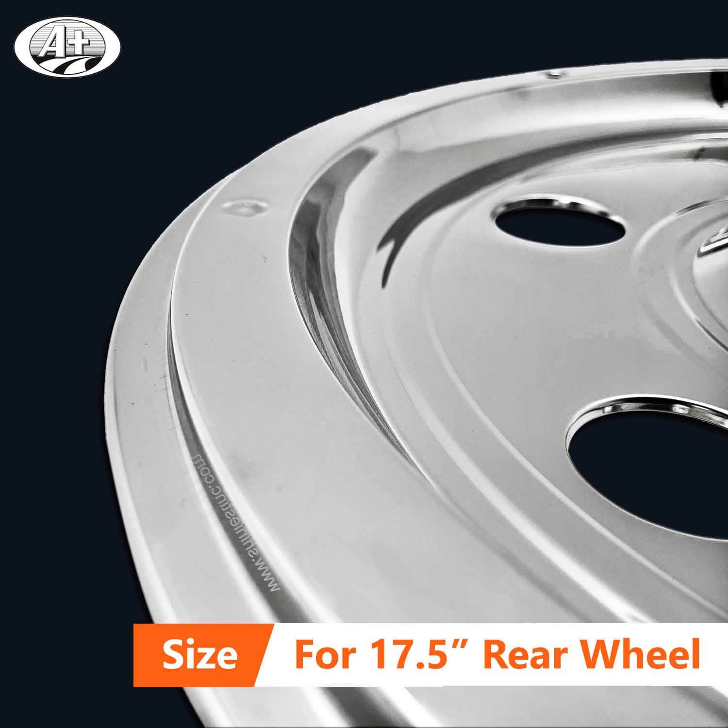 (10175R-A) 17.5＂T304 S/S Rear Wheel Trim (Standard Style) for Trucks/Buses