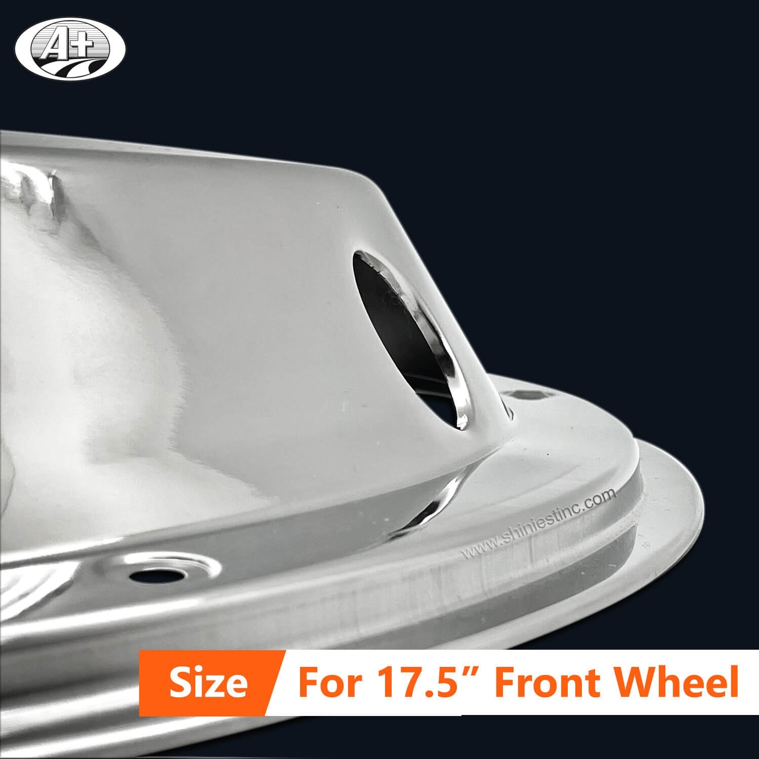 (11175F) 17.5＂T304 S/S (New Swedish Style) Front Wheel Trim for Trucks/Buses