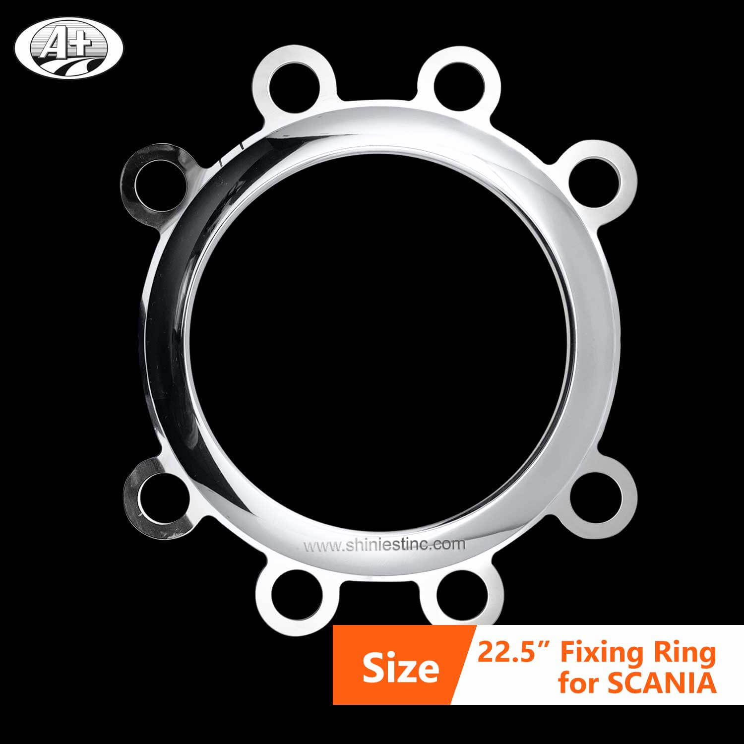 (225S-RING-A) 22.5＂T304 S/S Axle Cover Fixing Ring for Scania Rear Axle