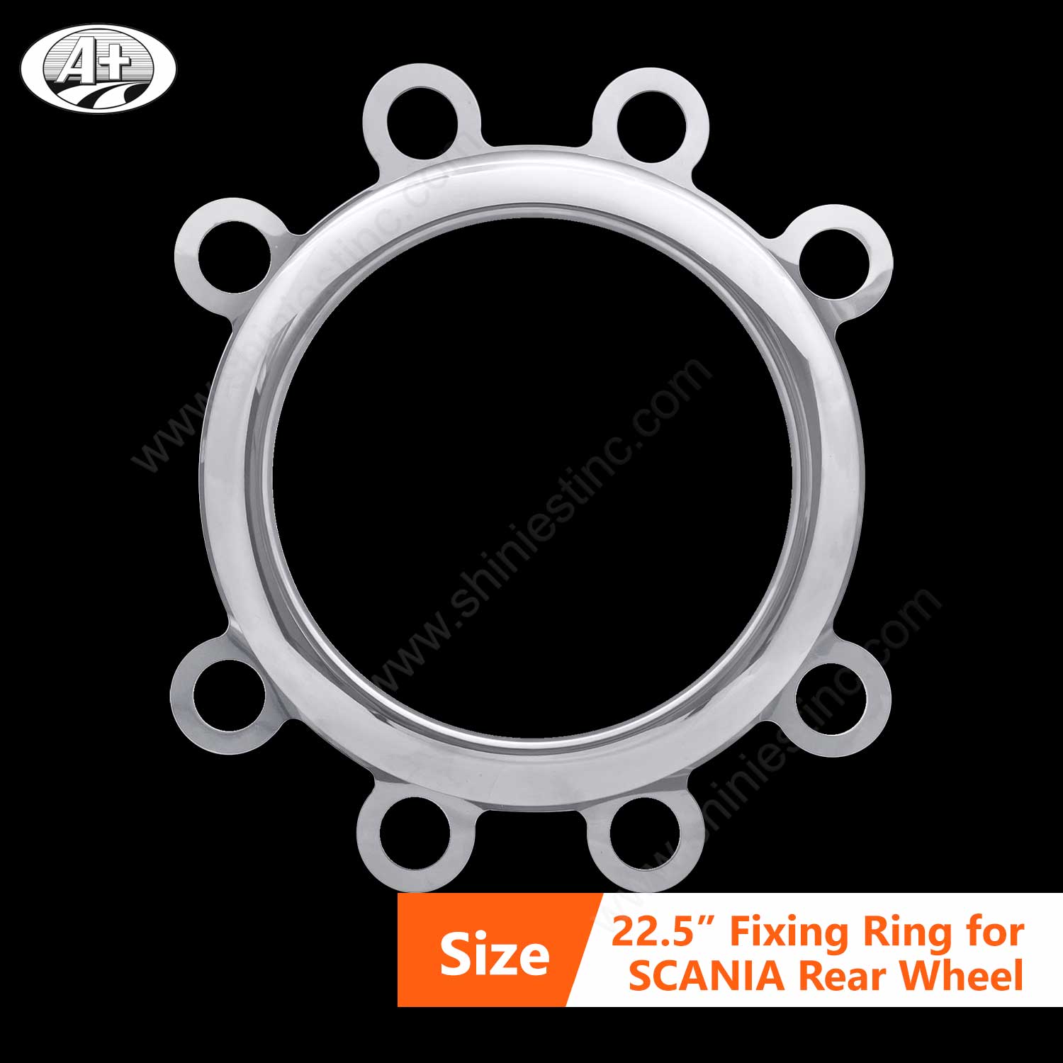 (225S-RING-A) 22.5＂T304 S/S Axle Cover Fixing Ring for Scania Rear Axle