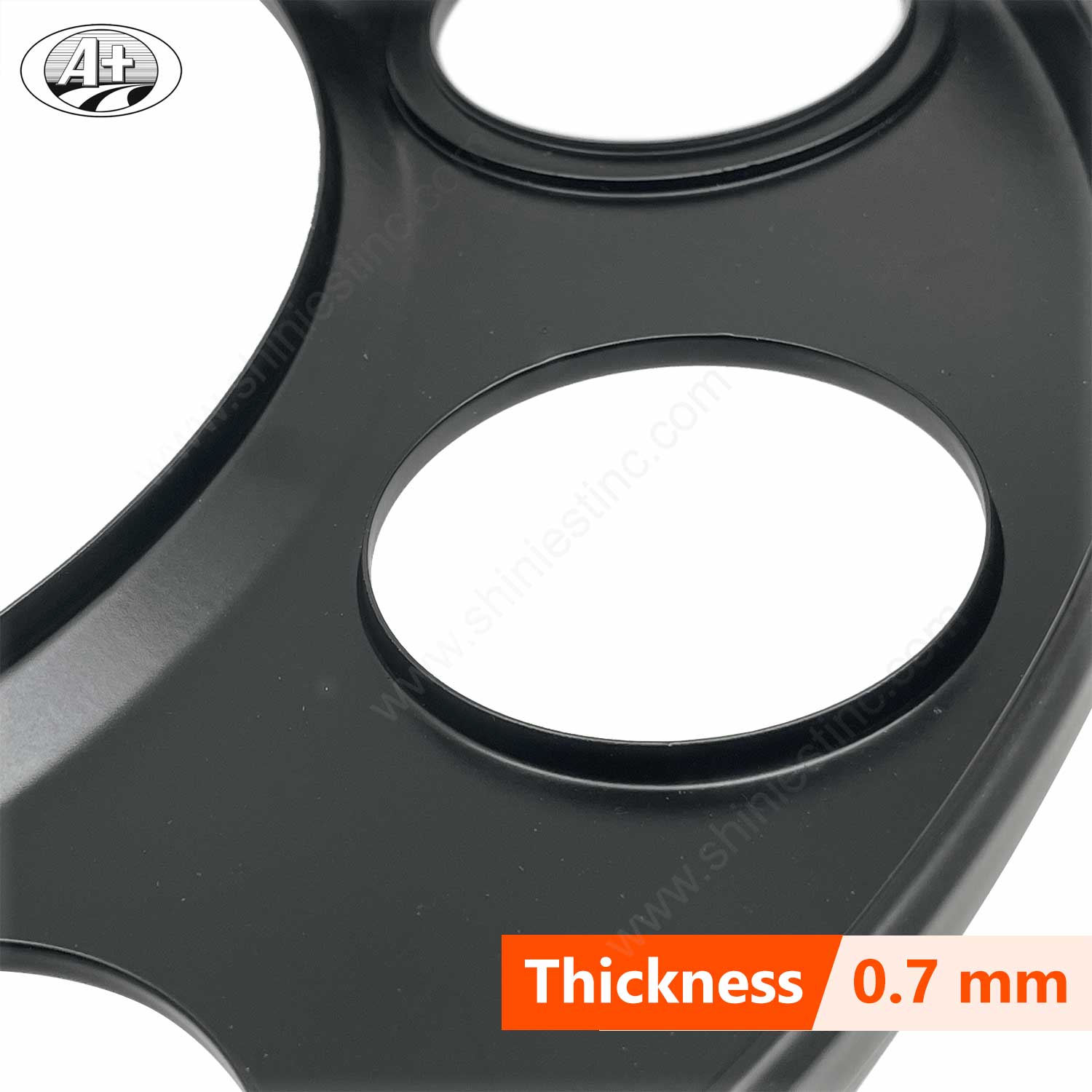 (T16225F-A-BK01) 22.5 (Matt Black, 2 Brackets) Steel Powder-coated Protector Cover