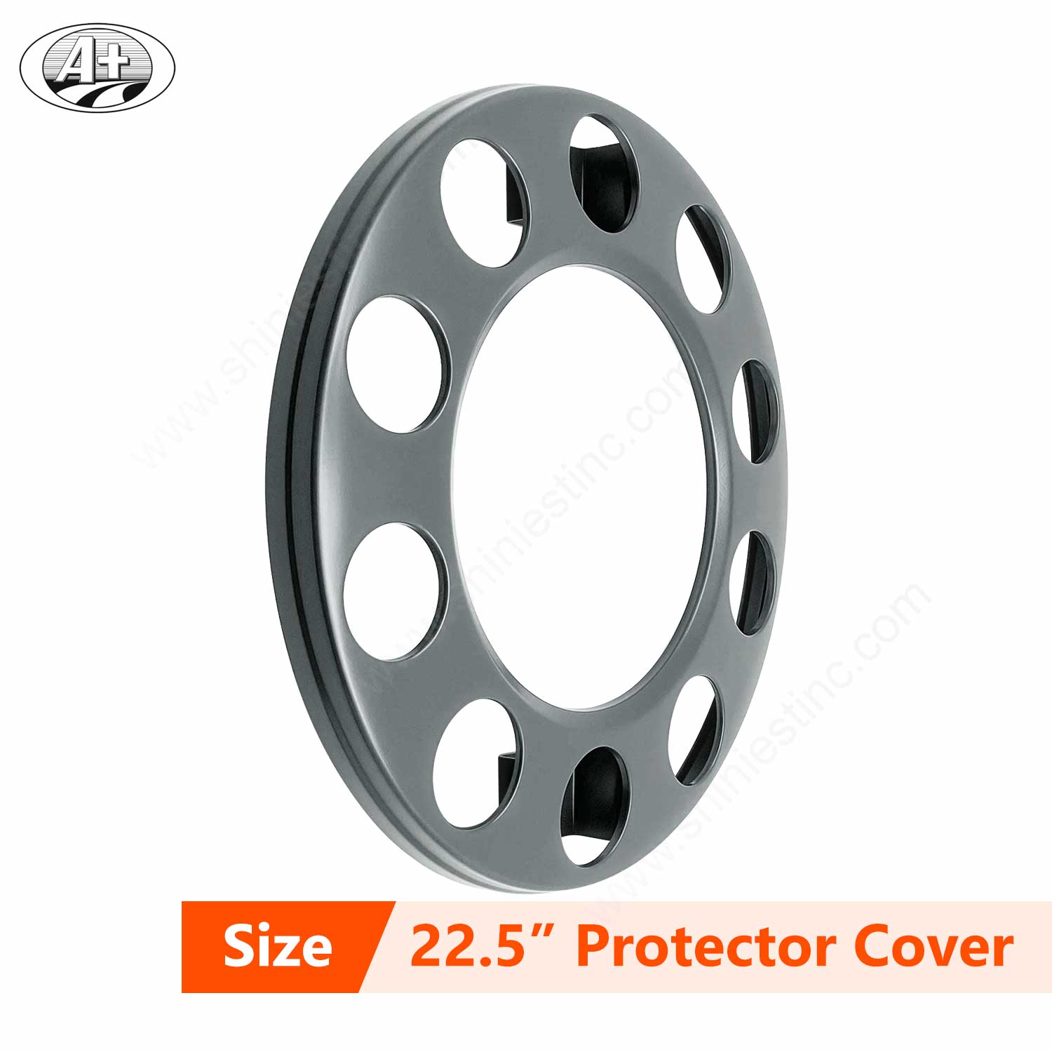 (T16225F-A-GY) 22.5 (Dark Gray, 2 Brackets) Steel Powder-coated Protector Cover