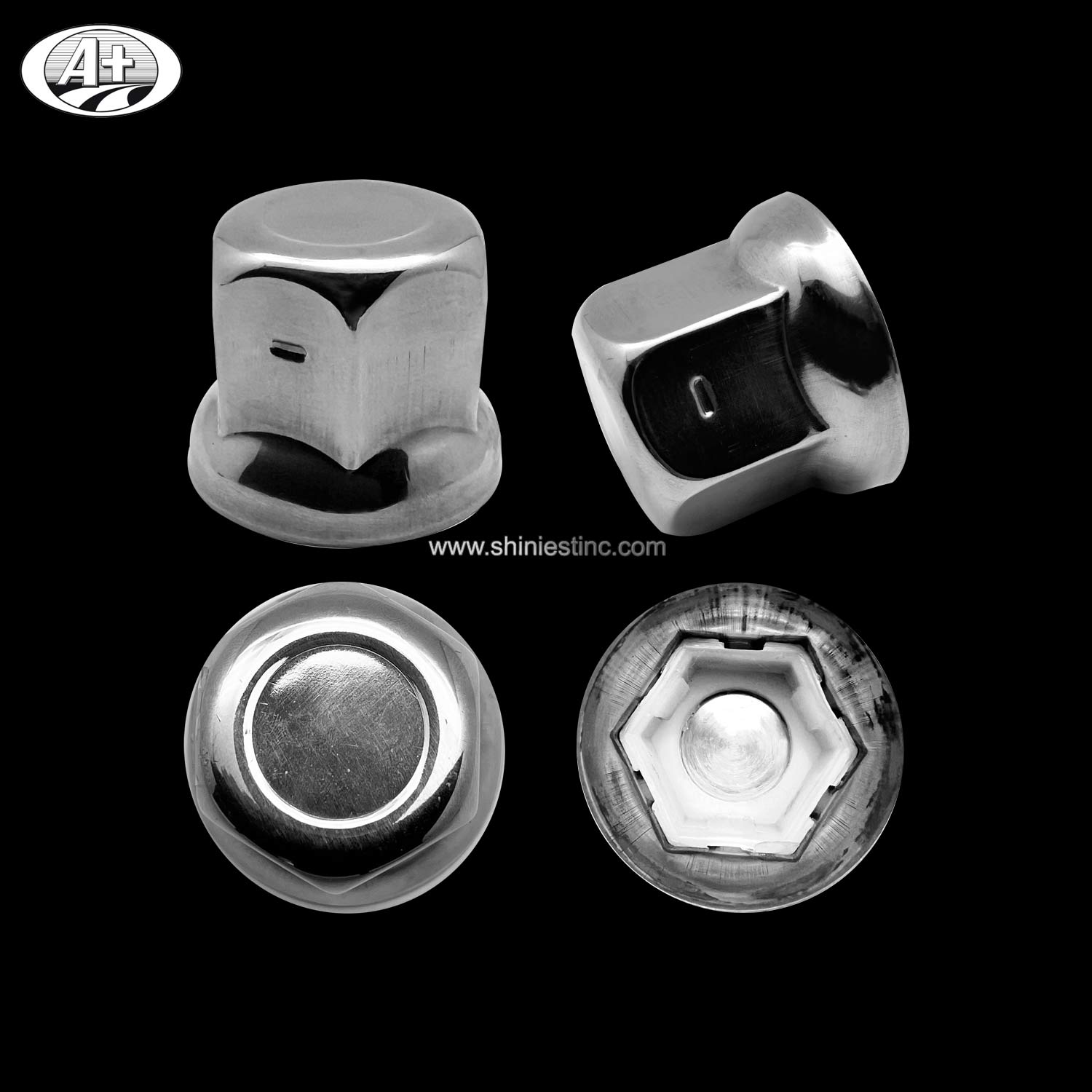 (SNC3233D-A) S/S Wheel Lug Nut Cover (Wheel Nut Size 32mm/33mm)