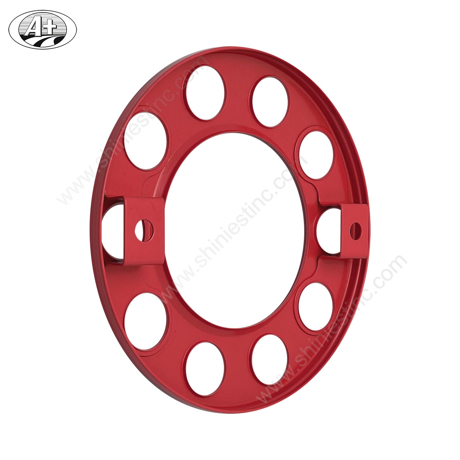 (T16225F-A-RD) 22.5 (Red, 2 Brackets) Steel Powder-coated Protector Cover