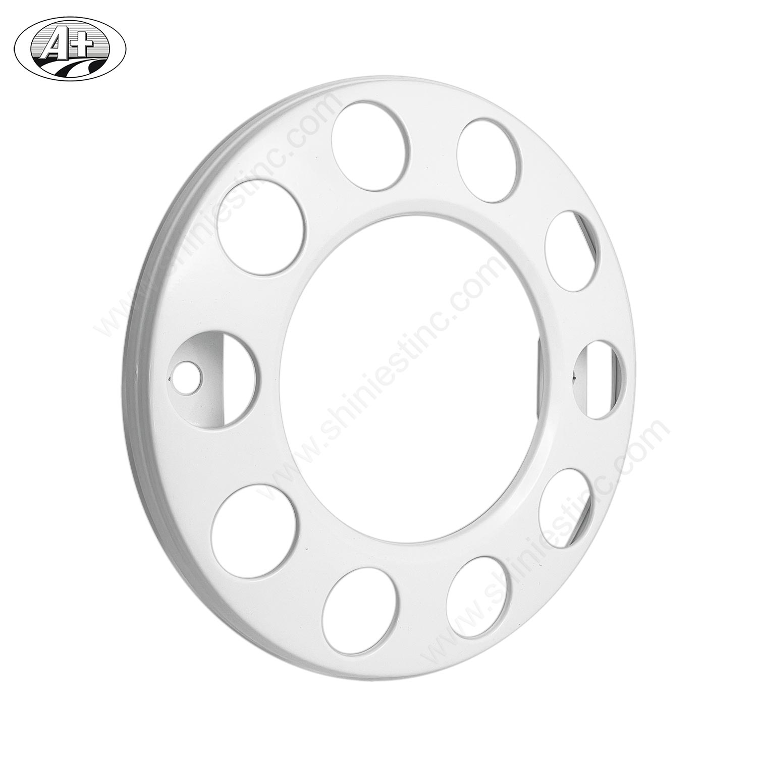 (T16225F-A-WH) 22.5 (White, 2 Brackets) Steel Powder-coated Protector Cover